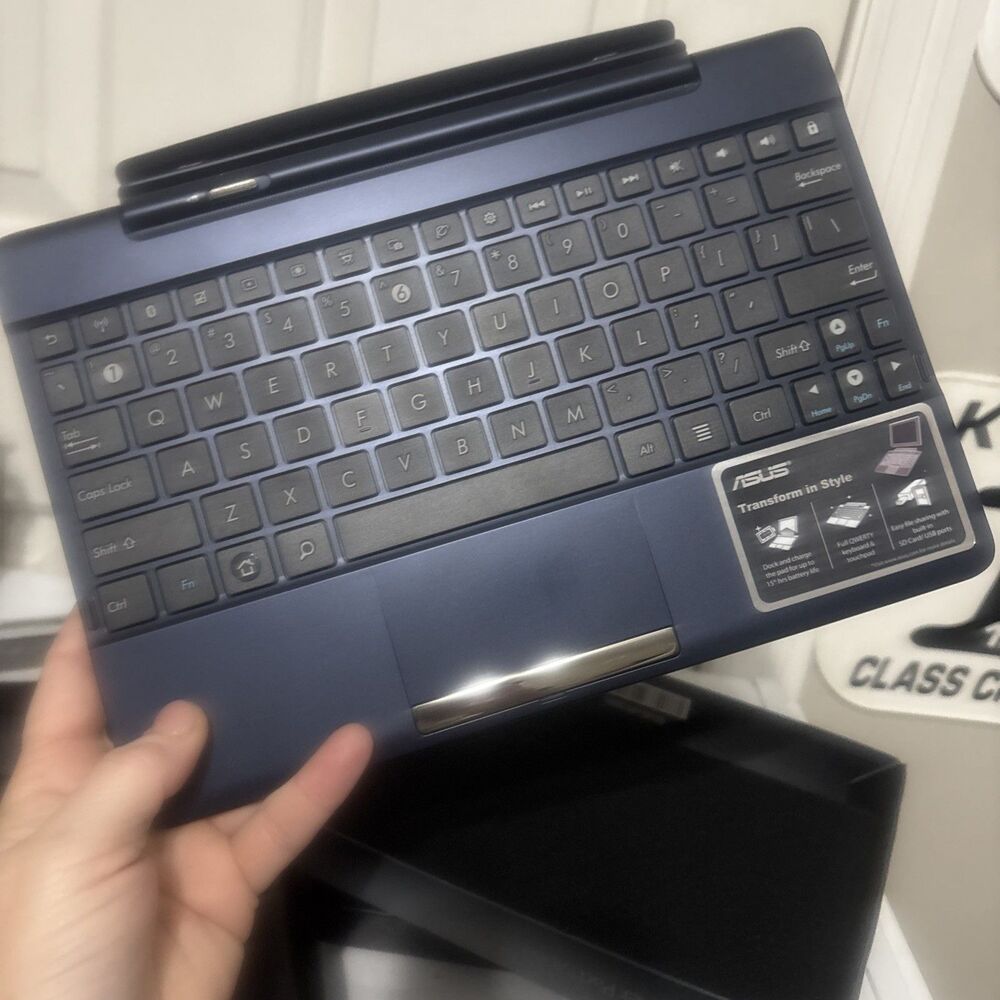 ASUS Transformer Pad Mobile Dock Keyboard for TF300T P/N: TF300T-Dock-BL Good !